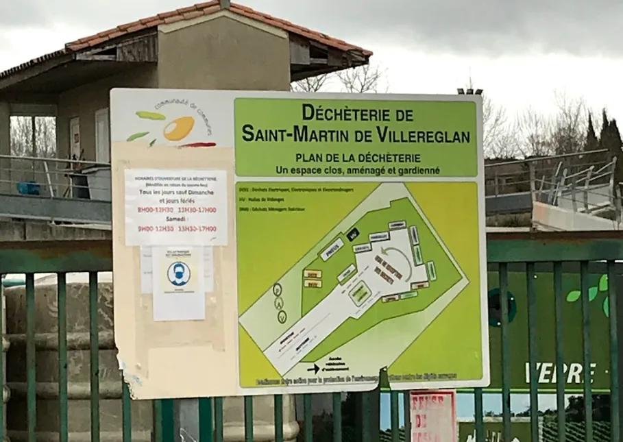 Déchèterie de Saint Martin de Villereglan